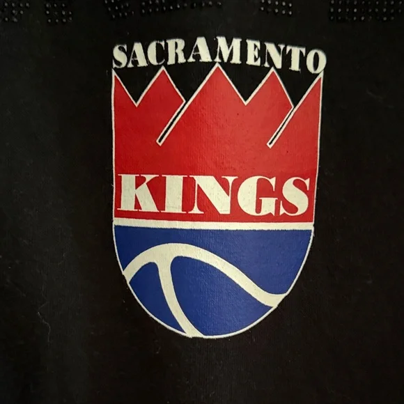 Black Kings Basketball Sweatshirt With Fleece Lining - Picture 3 of 7